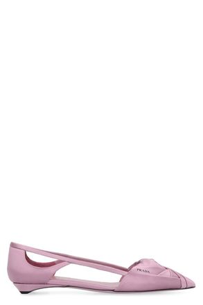 Prada Satin Ballet Flats