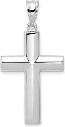Diamond2Deal 14k Gold Hollow Cross Pendant
