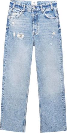 Anine Bing Gavin Straight Jeans - Dames - Regular Fit Jeans - Blauw - W28 - Katoen - Jeans