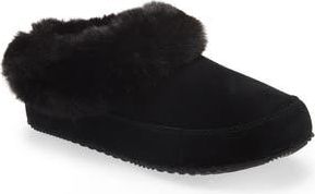 Sorel Go Coffee Run Faux Fur Slipper in Black Sea Salt at Nordstrom Rack, Size 10