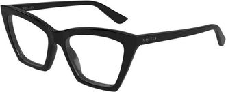 Alexander McQueen Spike Cat-eye Montuur - Dames - Brillen - Zwart - 54 MM - Accessoires