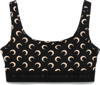 Marine Serre Moon jersey sport-bh - Zwart