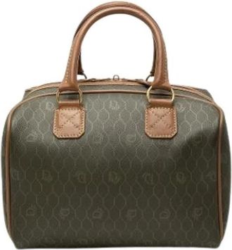 Dior Pre-owned Boston Bag - Dames - Vintage Handtas - Bruin - ONE Size - Leer - Vintage