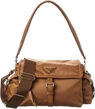 Prada Explore Medium Re-Nylon & Leather Shoulder Bag