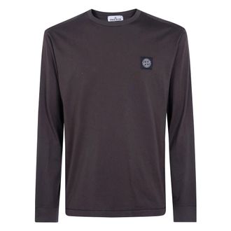 Stone Island Long Sleeves Classic T-Shirt - Heren - Longsleeves - Grijs - L - Katoen - Tops