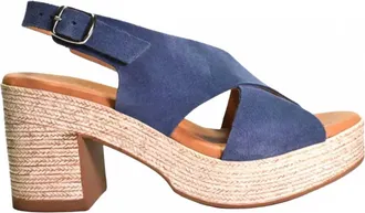 Cordani Womens Marianne Sandal In Iris Suede