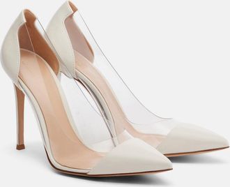 Gianvito Rossi Salones Plexi de charol