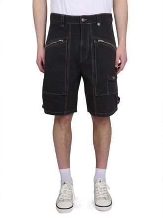 Isabel Marant Black Solid Shorts