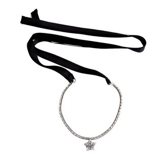 Rada C6620Nero Sterren Sieraad Hanger Ketting - Dames - Kettingen - Grijs - ONE Size - Accessoires
