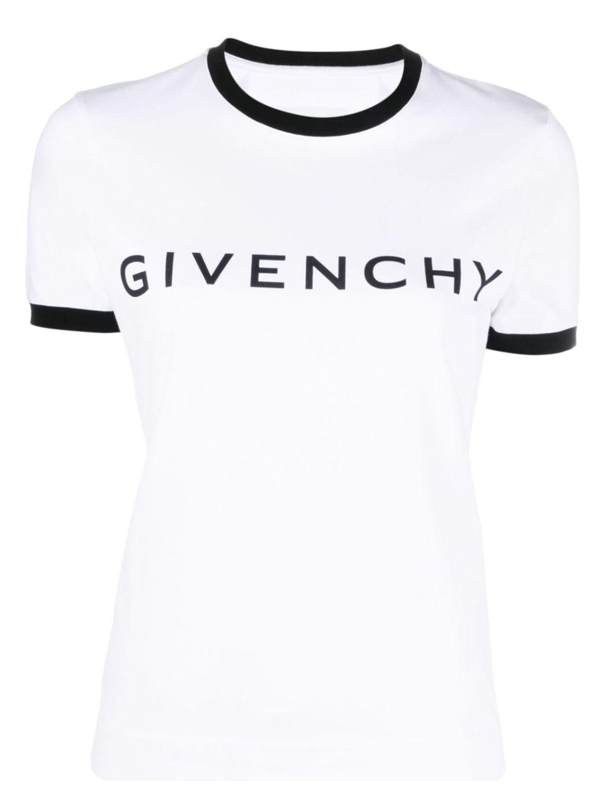 Tシャツ・カットソー GIVENCHY Women Tunic Tops BW70AS3YP7 100 WHITE Shirt dress in poplin | Givenchy CA | Givenchy