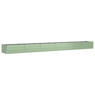 vidaXL Jardinera Verde 600 X 80 X 45 Cm Acero Vidaxl