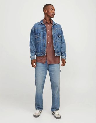 Jack & Jones Jack & Jones Mens Eddie Carpenter Relaxed Fit Jeans - Blue - Size: 29/30
