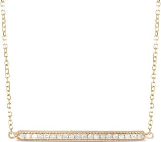 Luxury Bazaar Collana in oro giallo 14 carati con diamanti