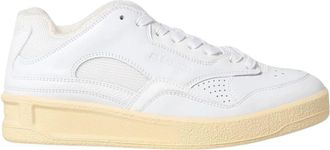 Jil Sander Sneaker Leather Low Top - Dames - Sneakers - Wit - 39 EU - Leer - Schoenen