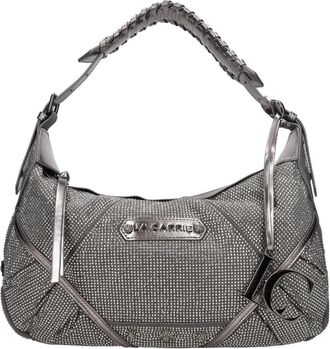 La Carrie Tassen.. Grijs - Dames - Schoudertassen - Grijs - ONE Size - Leer - Tassen