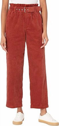 Blank NYC Rib Cage Corduroy Paper Bag Pants With Belt In Shake The World