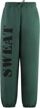 VETEMENTS Pantaloni sportivi con stampa - Verde