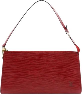 Louis Vuitton Pre-owned Vintage Schoudertas - Dames - Vintage Schoudertas - Rood - ONE Size - Leer - Vintage