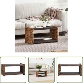 vidaXL vidaXL Tavolo in legno - Tavolino da salotto Naturale 70 x 35 x 35 cm
