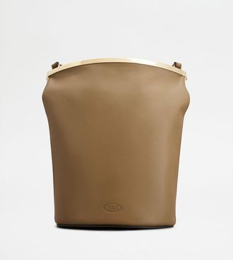 Tod's Tods Magenta Bag Bucket Bag in Leather Small