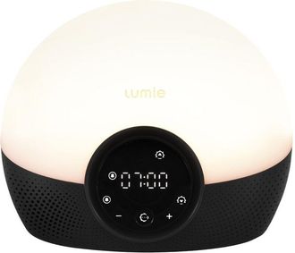 Lumie Bodyclock Glow 150 - Orologio sveglia con luce per risveglio con 9 suoni e funzione di tramonto, 12 W