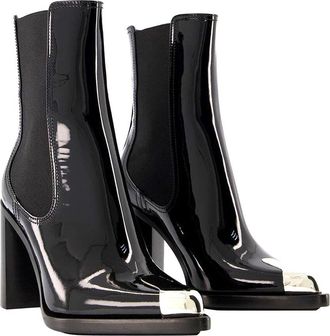 Alexander McQueen Womens Leather Boot (Authentic Pre-Loved)