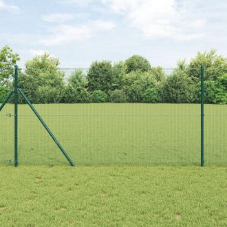 Berkfield Home Welded Wire Fence Green 1.2x50 m Steel