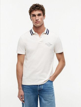 Tommy Hilfiger Regular Fit Tipped Collar Jersey Polo Shirt