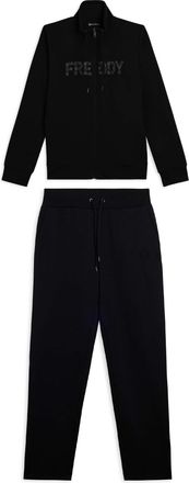 Freddy Tuta con logo frontale perlato e collo alto