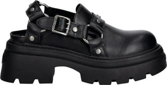 Buffalo Vega Clog Buckle - Dames - Klompen - Zwart - 37 EU - Schoenen