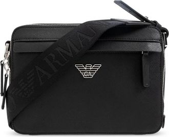 Emporio Armani Black Logo Mini Crossbody Bag