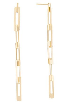 Lana Jewelry 14K Gold Laser Interlocking Drop Earrings at Nordstrom