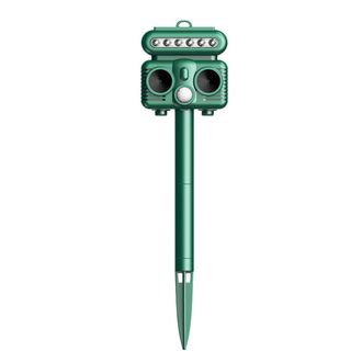 OEM Repelente De Plagas Ultrasonico Solar - 5 V - Resistente Al Agua Ip4 - Para Jardin Y Patio - 1 Unidad
