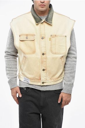 Gallery Dept. JOSUE THOMAS Sleeveless Lightweight Denim Jacket size Xl