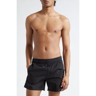 Moncler Boxer Mare Swim Shorts in Black at Nordstrom, Size Xx-Large