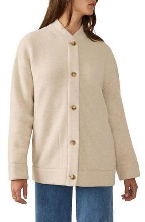 Faherty Pacific Knit Jacket in Oat Melange at Nordstrom Rack, Size Large/x-Large