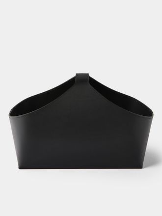 Rabitti 1969 Arco Leather Basket with Handles