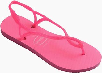 Havaianas Womens Neon Thong Toe Flip Flop Sandals - White - Size: 7/6.5/6