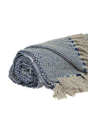 Parkland Collection Kora Transitional Blue 52 x 67 Woven Handloom Throw at Nordstrom Rack