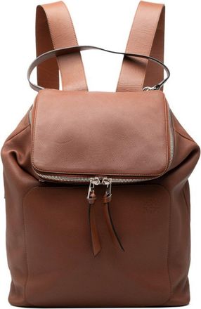 Loewe Brown Leather Backpack (Pre-Owned)