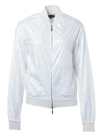 Gucci 1990-2010s zip-up bomber jacket - White
