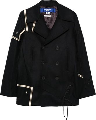 Junya Watanabe X Rebuild By Needles Patchwork Double-breasted Coat
