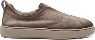 Santoni Victory Leather Lace Up - Shoes - Hombre - Beige - 41 1/2 EU