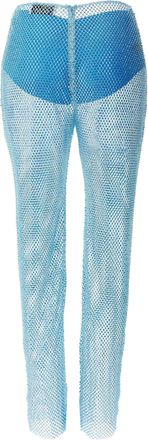 Giuseppe Di Morabito Womens Blue Polyamide Casual Pants