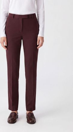 Max Mara S Max Mara Pantaloni skinny in misto cotone stretch a vita media