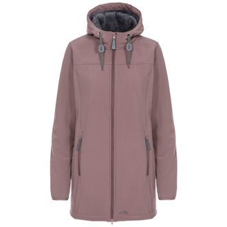Trespass Womens/Ladies Kristen Longer Length Hooded Waterproof Jacket (Dusty Heather) - Multicolour - Size Medium