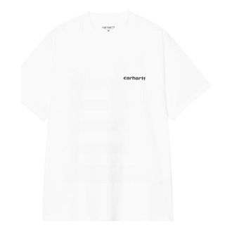 Carhartt Work in Progress Archive Lines Short Sleeve T-Shirt White I036003-02-XX