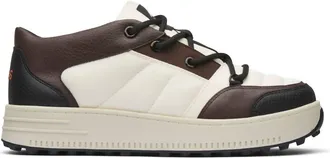 Swims Mens Snow Runner Low Sneakers In Brown/off White/black