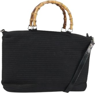 Gucci Pre-owned Handbags, female, Black, Size: ONE SIZE Pre-owned Vintage Handbag