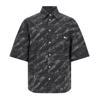 Jacquemus La Chemise Rio - male - Jacquemus - Short Sleeve Shirts - Black - L - Shirts